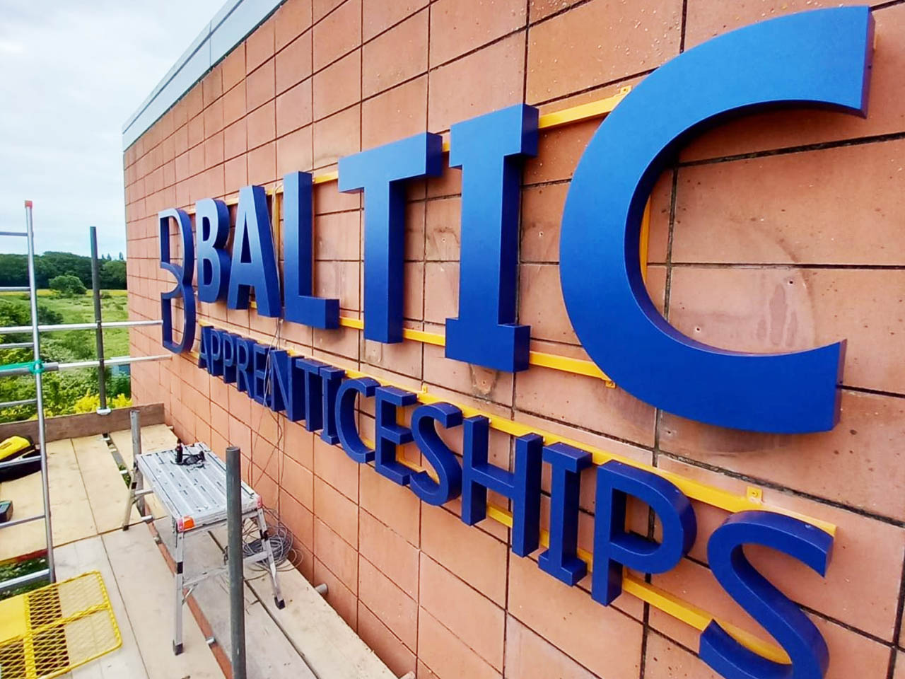 Built-up signage for Northern Metal Recycling - Screentech North East