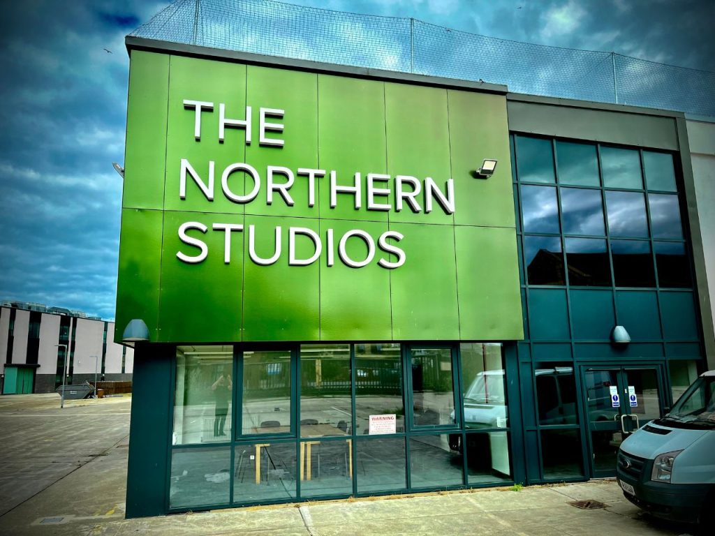 3D signage for The Northern Studios installed by Screentech North East